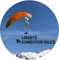 Logotipo Club-école liberté condition ailes